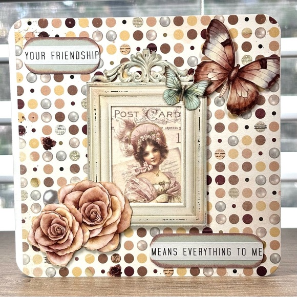 Handmade Friendship Greeting Card - Picture 1 of 1